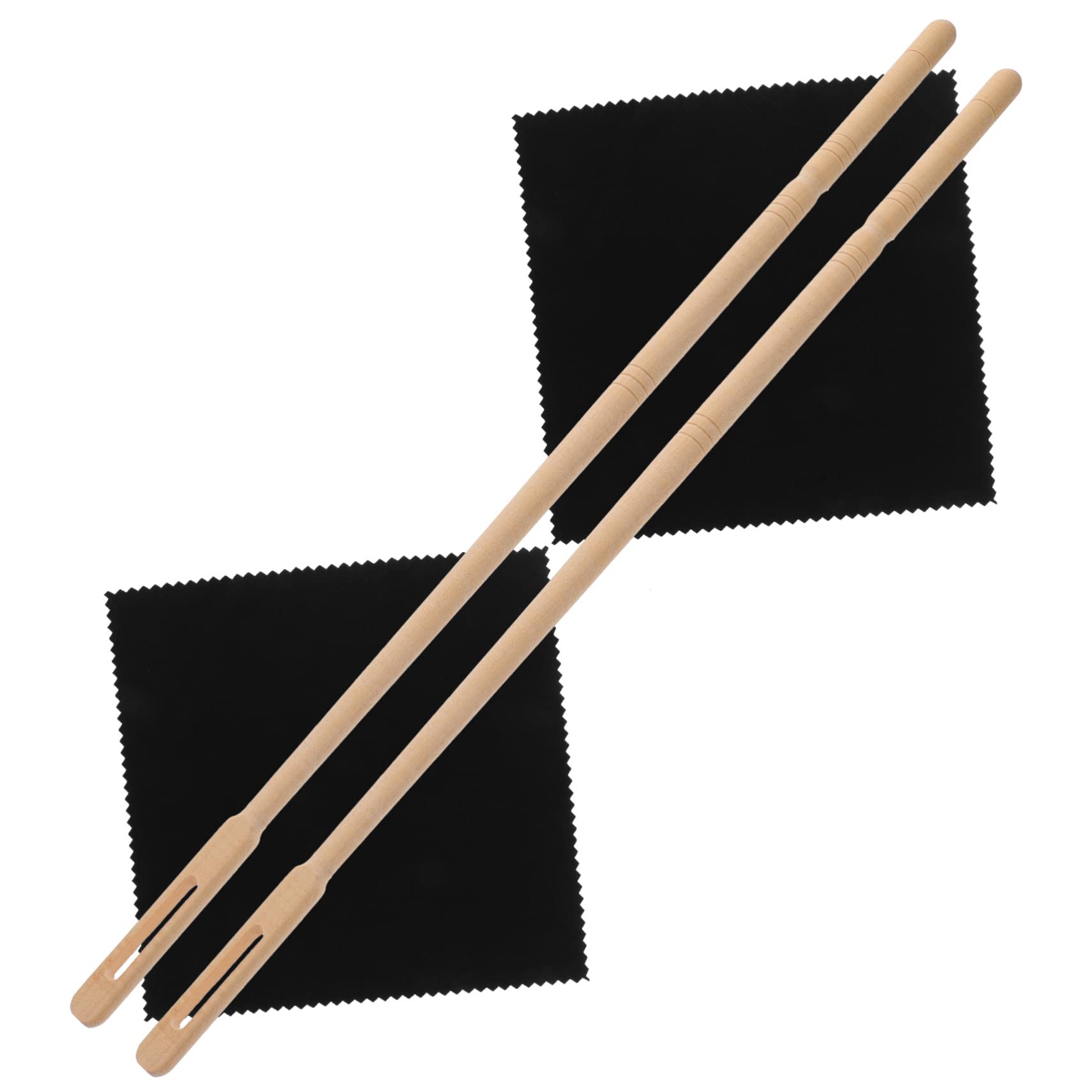 COSMEVIVI Flute Cleaning Rod Kit Flute Cleaning Cloth for Easy Dust Removal