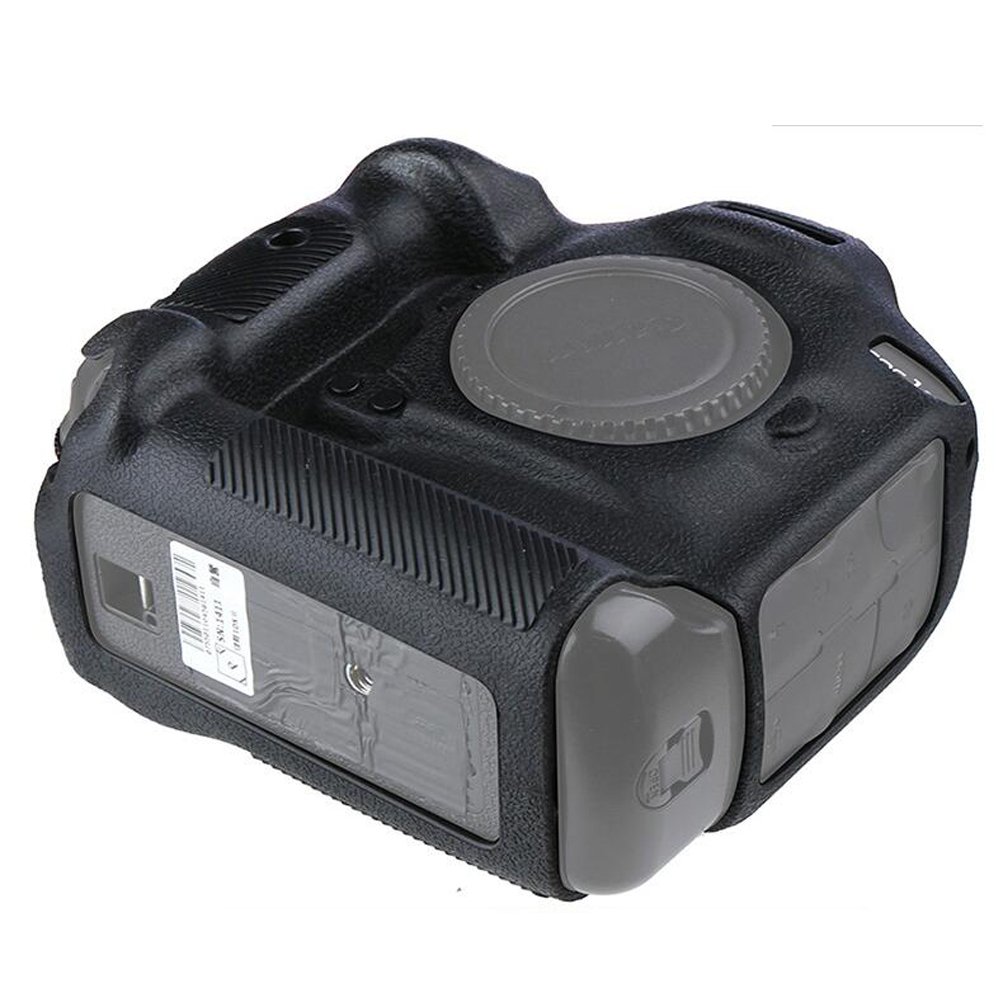 Market&YCY Custodia protettiva in silicone per fotocamera protettiva della fotocamera professionale, Per Canon 1DX - Nero