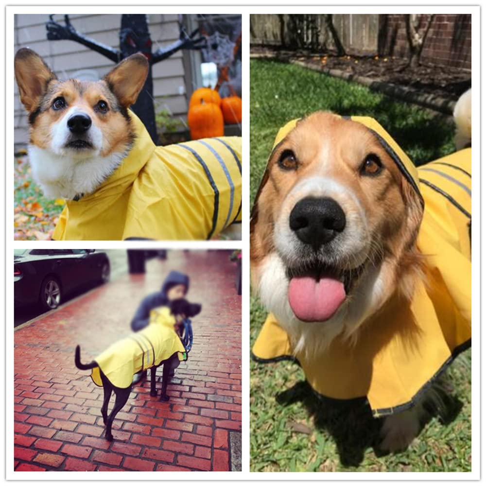 Impermeable para Perros, Impermeable Reflectante for Perros, Grande, Elegante, Seguro, Ropa for pequeños, medianos y Grandes, Abrigo Impermeable, for Golden Retriever Labrador(4XL)