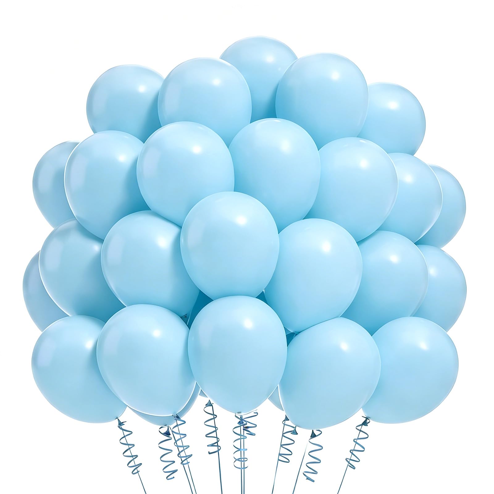 100 piezas Globos Blancos,12 Pulgadas Globos Cumpleaños Blanco,Globo de Látex para Bodas Cumpleaños Fiestas Baby Shower Graduación — view 8