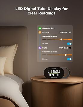 GoveeLife Smart Air Quality Monitor for Home, CO2 Detector for Health