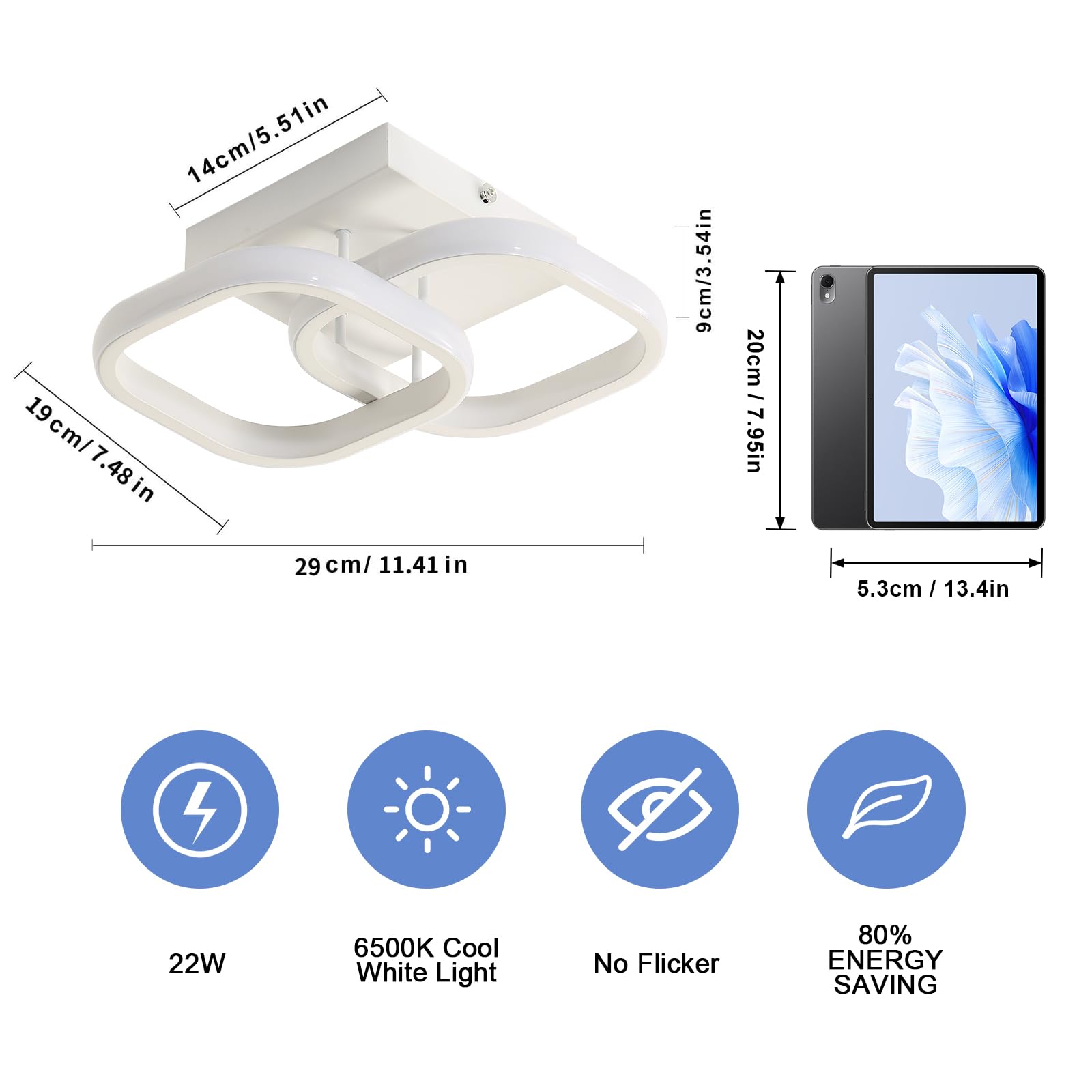 Philips Wincel Plafondlamp - Rond - Wit - incl afstandsbediening - 1x24W - 2500 lm - IP20
