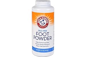 Arm & Hammer Talc-Free Foot Powder 5.0 OZ (Pack of 2)