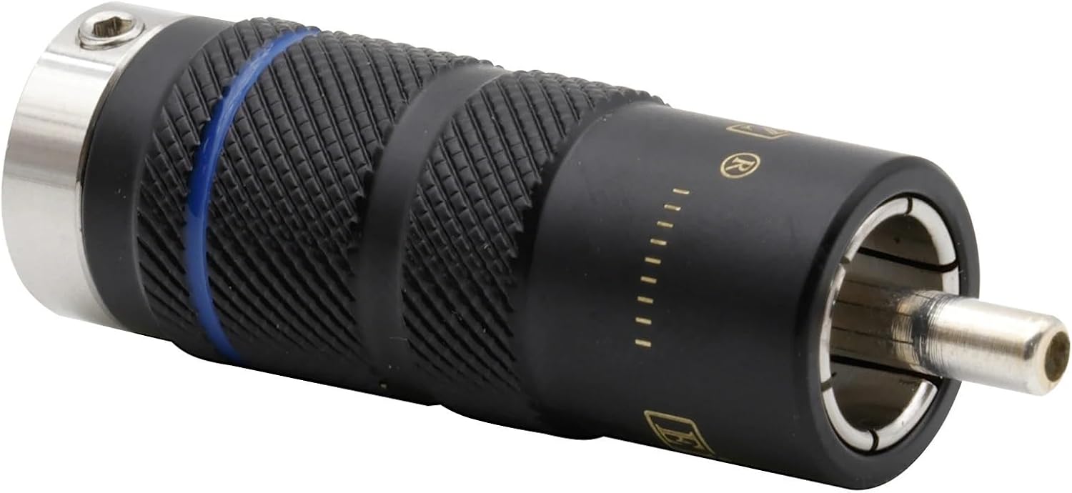 Rhodium Plated Phosphor Bronze Male for RCA Coaxial Plug Connector Adapter Copper Pin PTFE Insulator HiFi Audio Video Signal