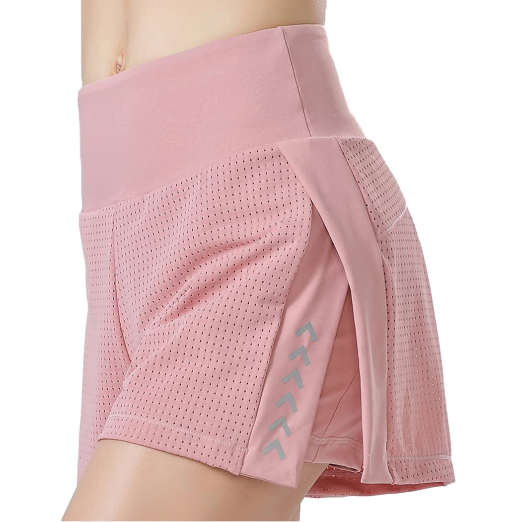 Butterfiy shorts Yoga Skirt for Women with Pockets Midi Length Women's 2 in1 Athletic Sport Wrap Short Skirt
