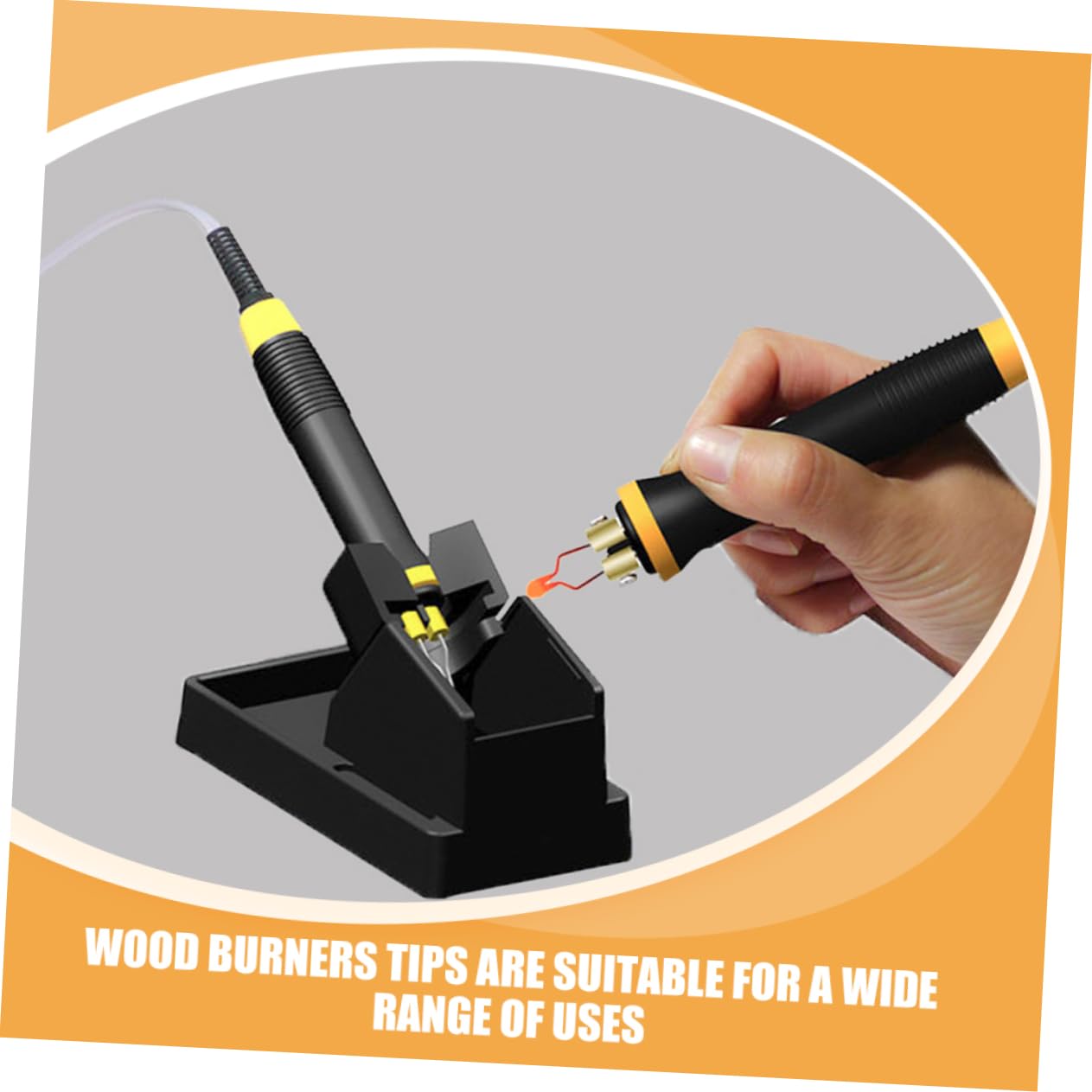 Pyrography Tool 6 Pack Wood Burning Tips for Woodburning Machine Replacement Tips