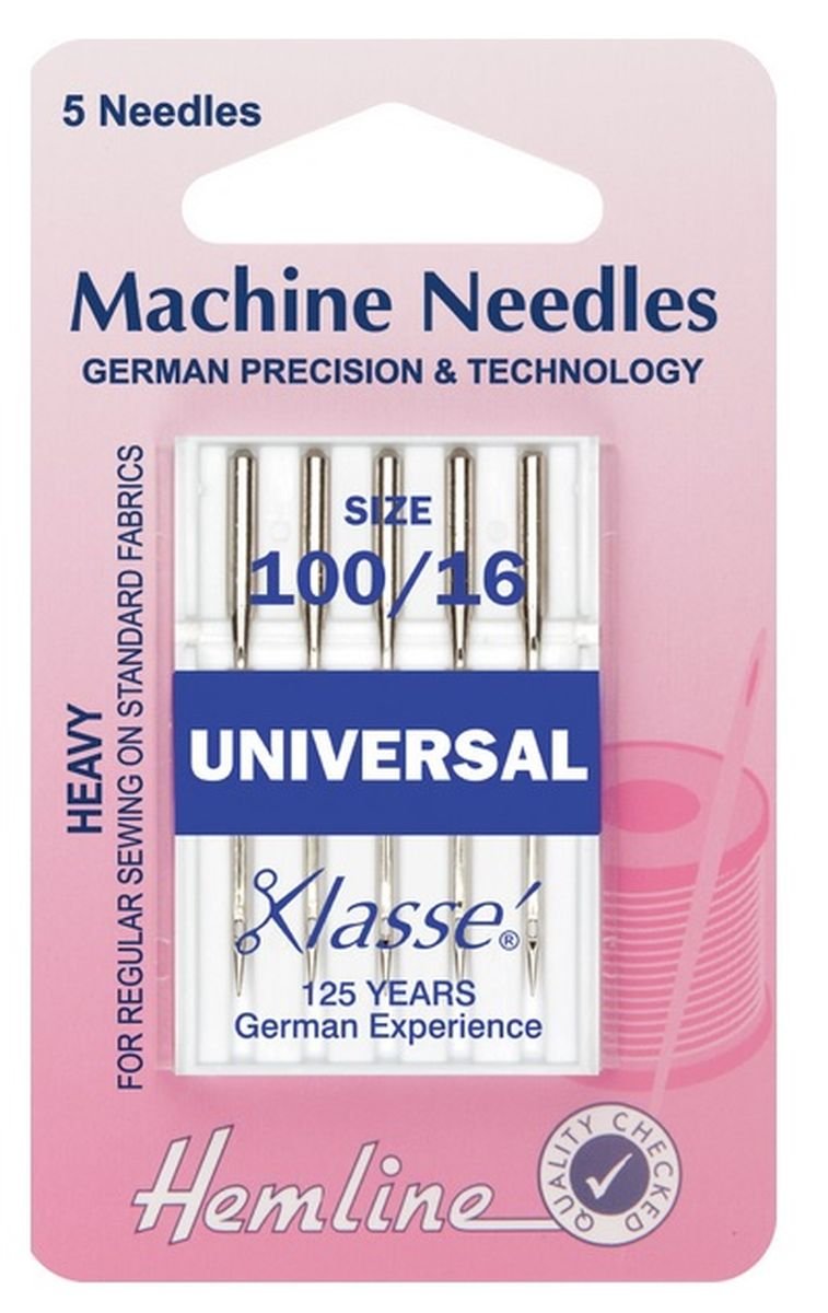 Hemline Machine Needles - Universal 110/18 (Heavy)