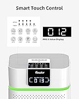 Vista 5 de Air Purifier for Home Large Room, VEWIOR HEPA Air Purifier Bedroom Cover up to 1800ft² with Essential Diffuser, AUTO Mode, Sleep Mode, Timer, Lock