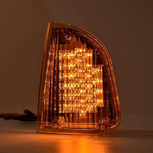 Miniatura 2 de G-PLUS 2 luces LED ámbar de señal de giro compatibles con Kenworth 2008 y mayores K300 T300 T330 T600 delantera izquierda y derecha marcador lateral