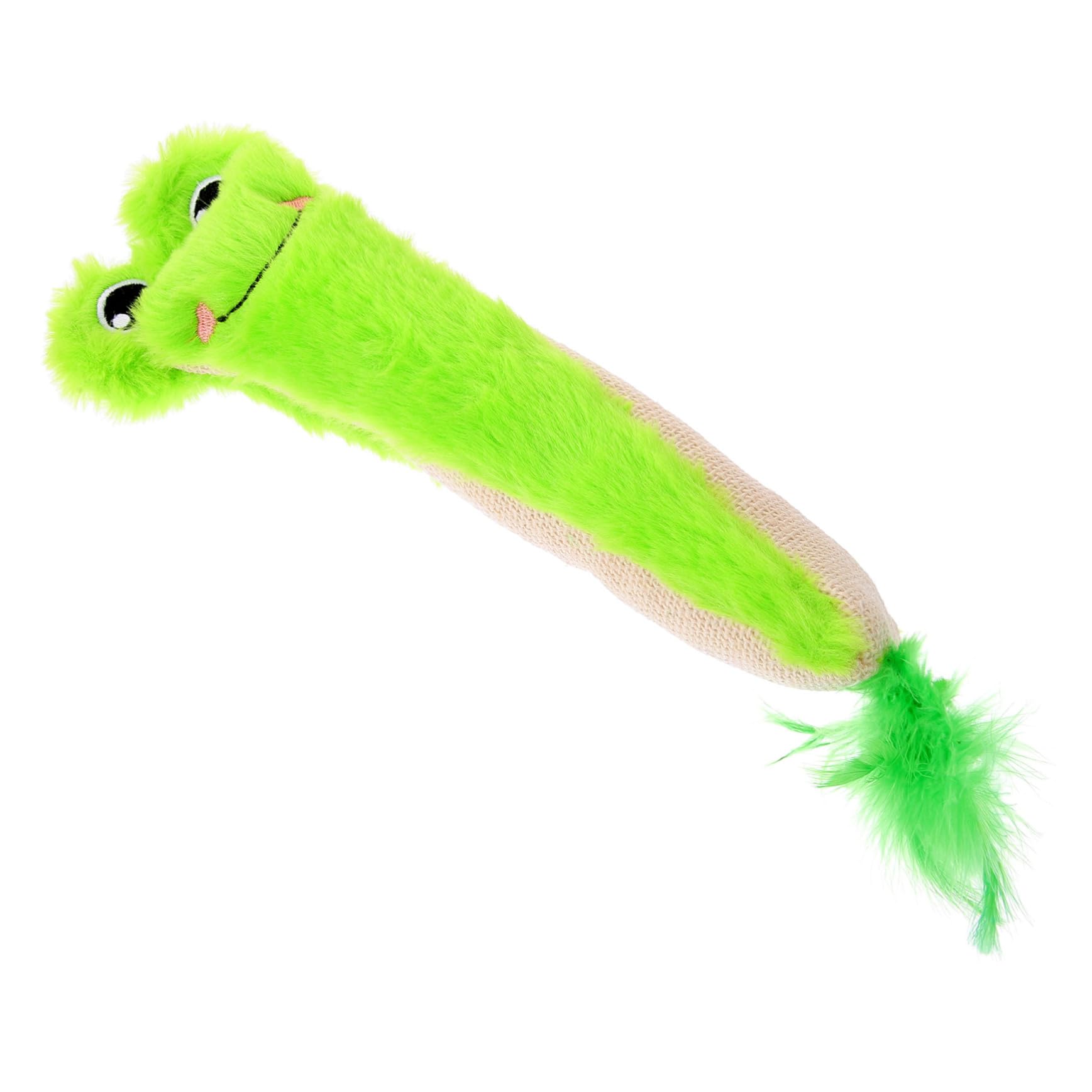 Hohopeti Jouet à Herbe à Chat pour Intérieur Jouet à Taquiner avec Papier Froissé Peluche Interactif