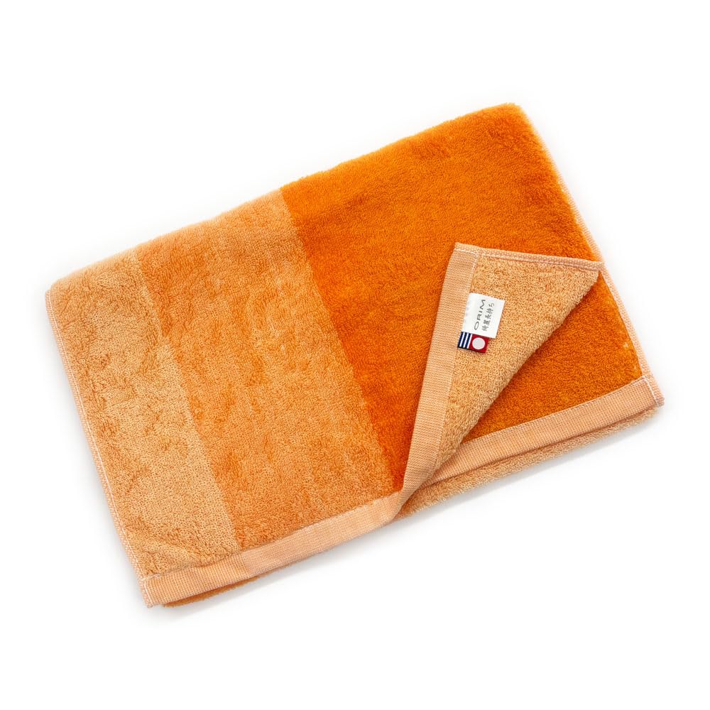 ORIM Imabari Towel Haruka Face Towel Iyo Orange Cotton Made in Japan