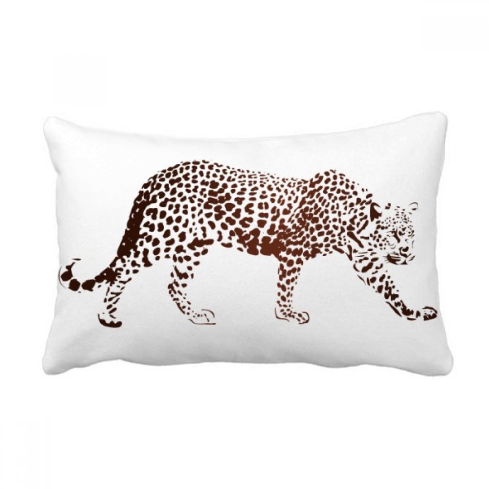 Oreiller lombaire animalier multicolor pour décorer un canapé de salon chic