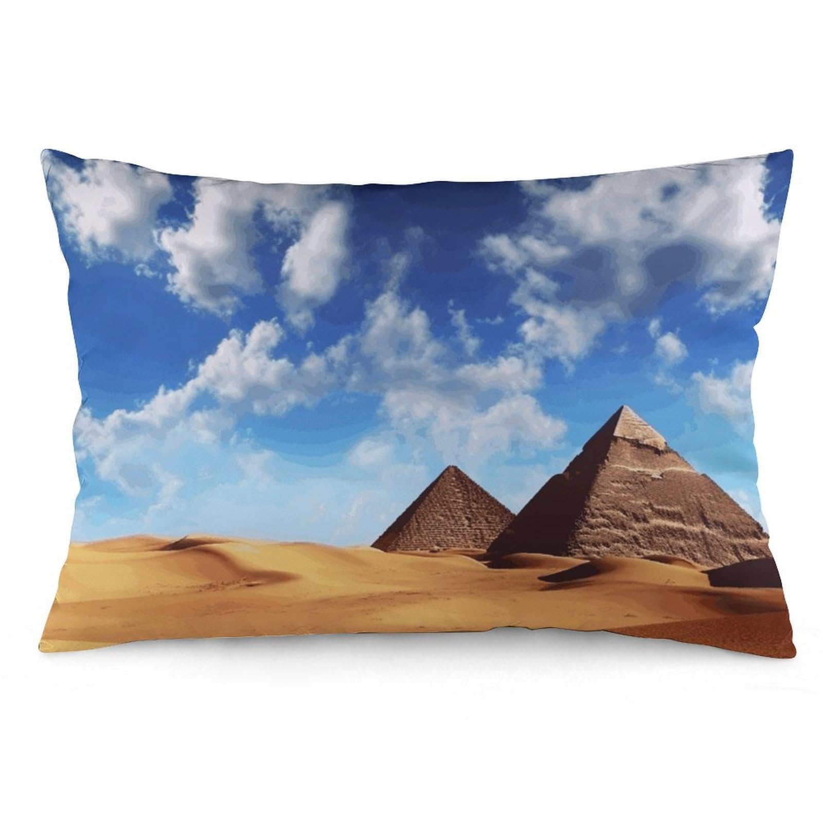 2 Pack Pillow Cases for Hair and Skin, Soft Breathable Pillow Case Covers with Hidden Zipper, Desert Sky Pillowcase 20"x30" Pillow Covers for Sleeping Gift
