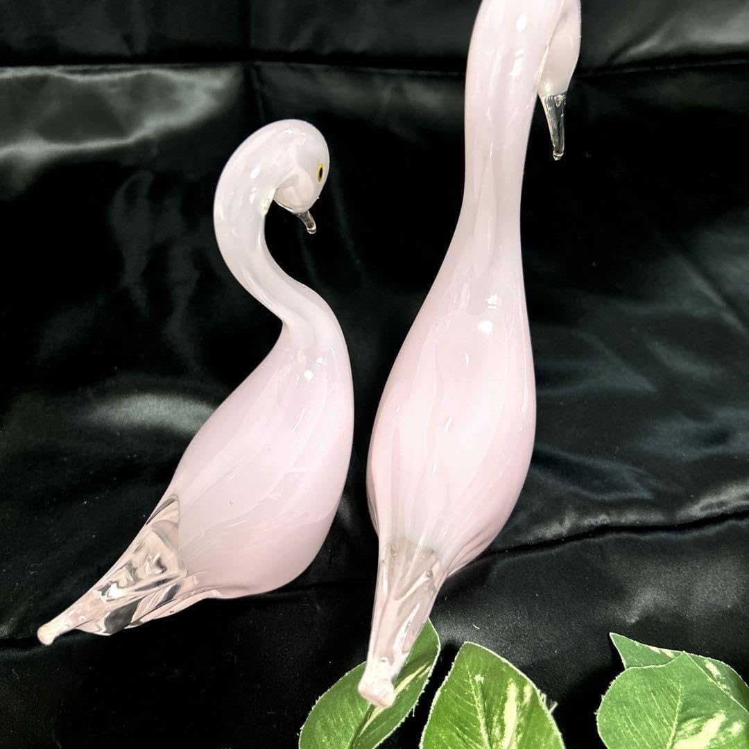 ガラス製白鳥 置物 2羽セット マルティグラス Multi Glass スワン Amazon.co.jp: Multi Gla マルティグラス 白鳥スワン ガラス工芸