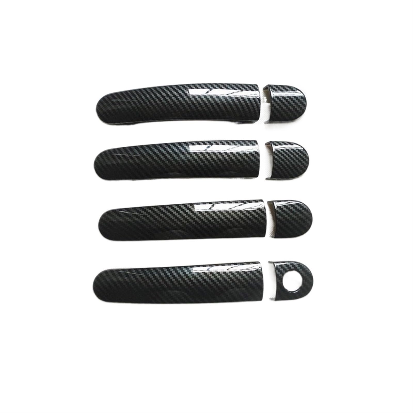 Car Door Handle Chrome for Skoda for Octavia 1 MK1 1U VRS 2 MK2 1Z for Combi for Wagon 2005-2011 Door Handle Cover Trim Plastic(1)