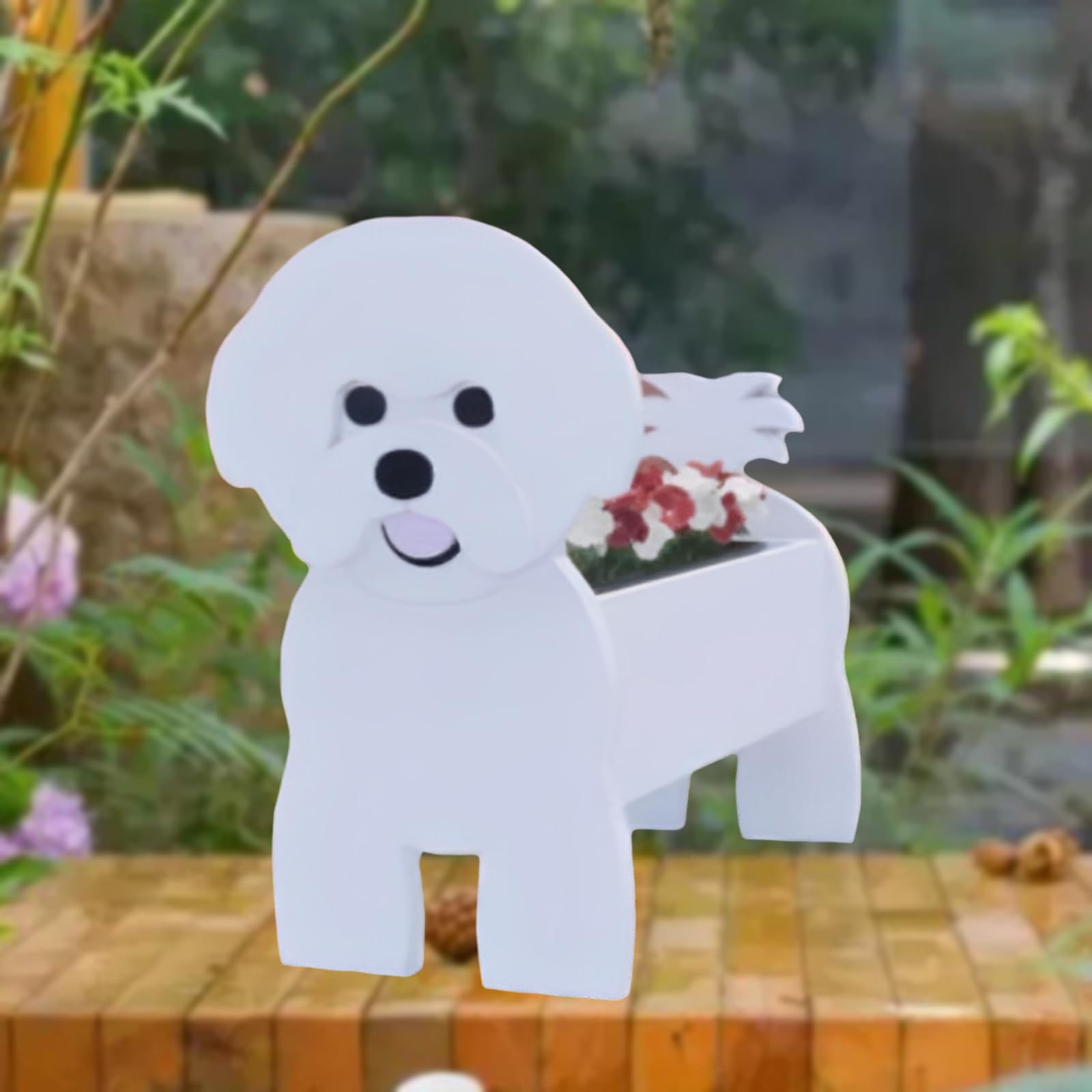 Amazon｜かわいい犬プランターポット 9.4インチ×13.4インチ 動物
