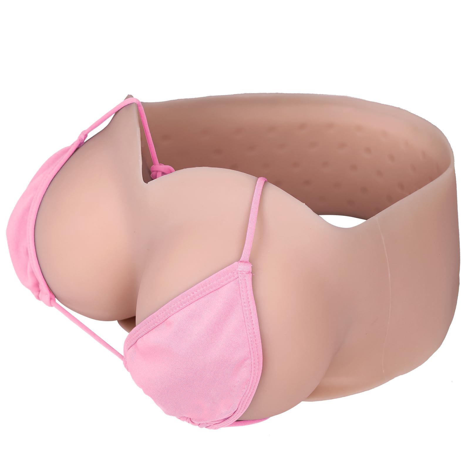 Vnmcry Silicone Breast Forms Gel Filled V-Neck Tube Top Realistic Chest Plates Strapless Breastplate Fake Boobs for Men Crossdresser Transgender Mastectomy Prosthesis (Beige - C Cup L Size) โ image 1