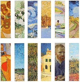 Van Gogh Oil Painting Bookmarks for Women Men Kids Boys Girls, 30PCS