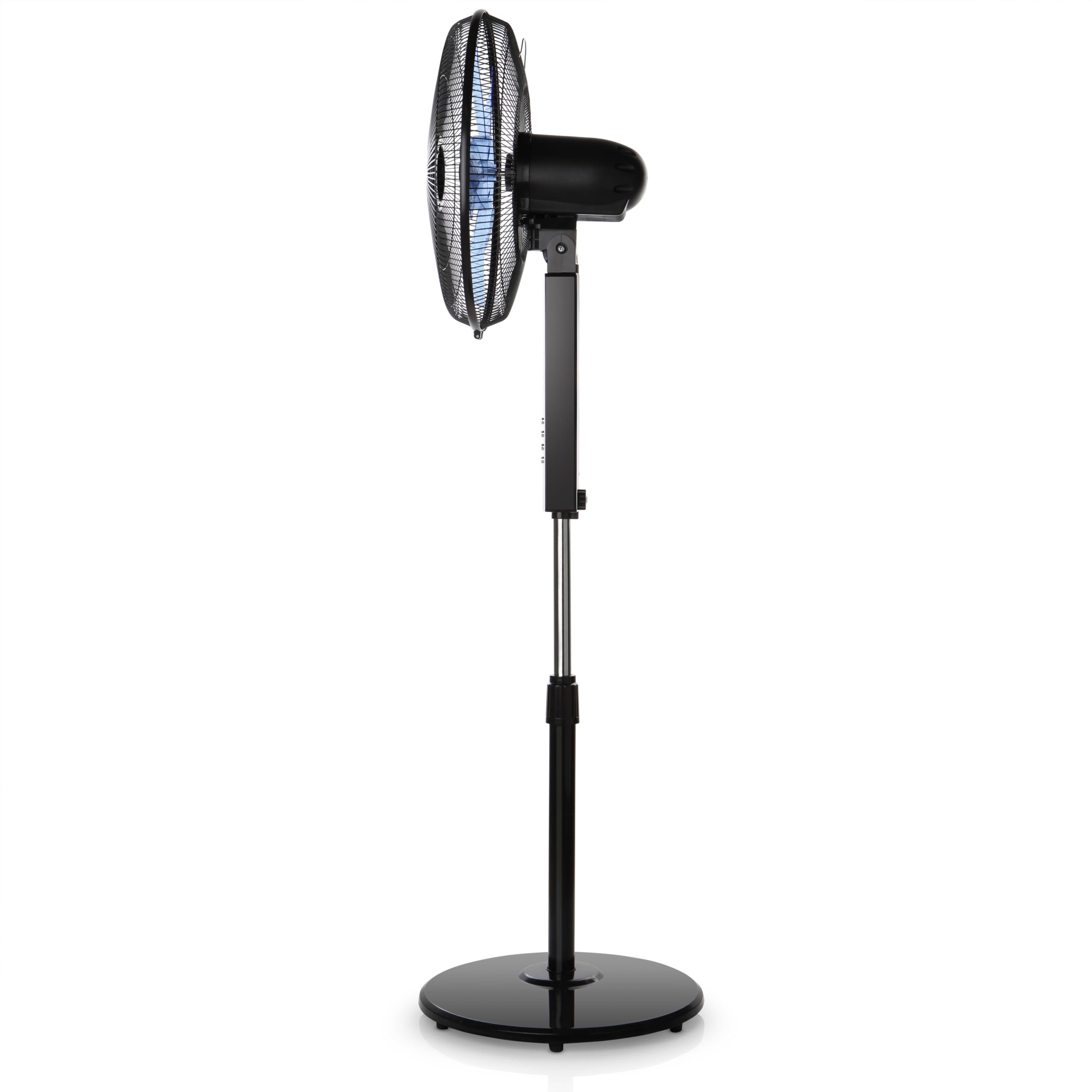Orbegozo SF 0244 -ventilatore a piantana, telecomando, silenzioso, 240 V, 5 pale 40 cm, spegnimento programmabile fino a 7,5 h, 3 velocità, nero