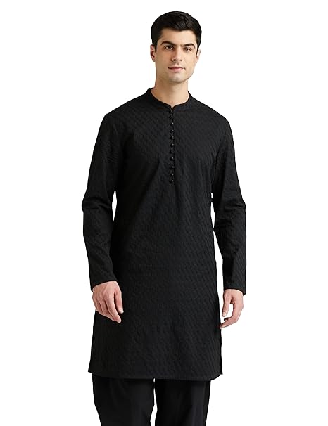 Amazon Brand - Symbol Men's Cotton Regular Fit Casual Kurta