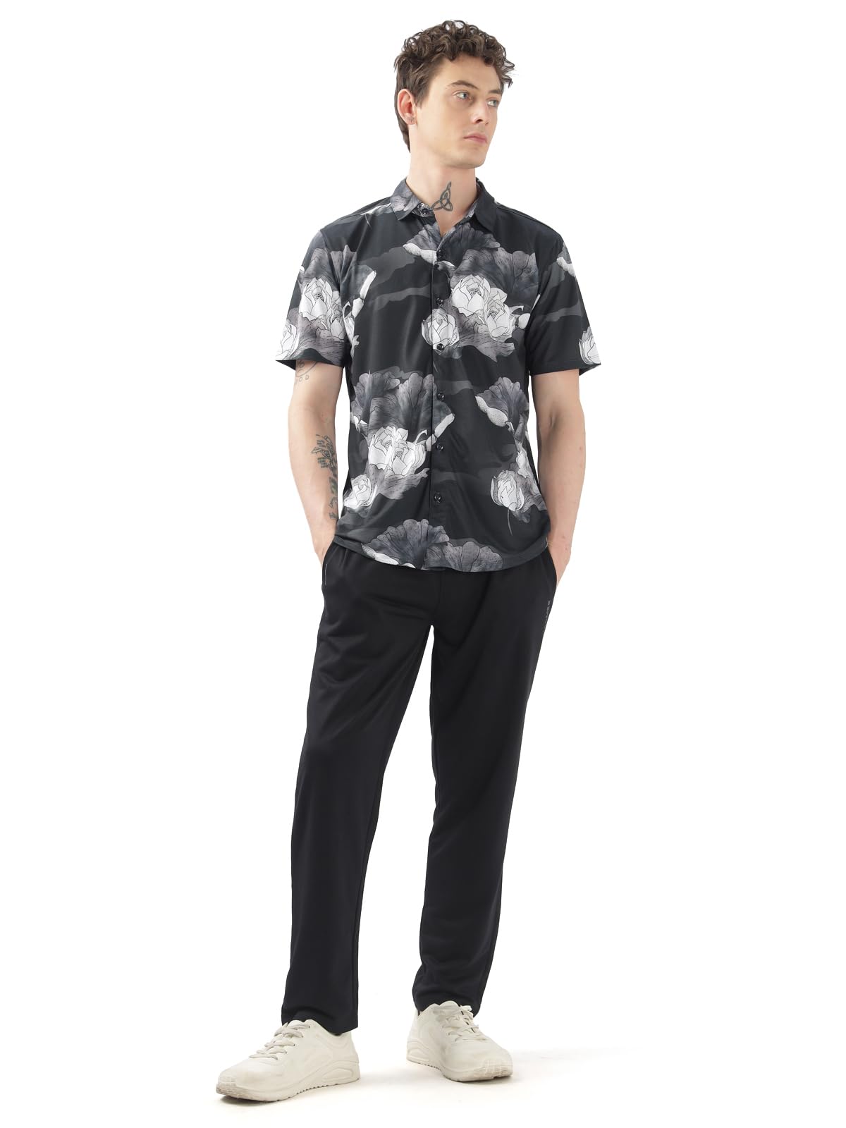 bullmer Trendy Clothing Set with Shirt & Pants Co-ords for Men-picture-19