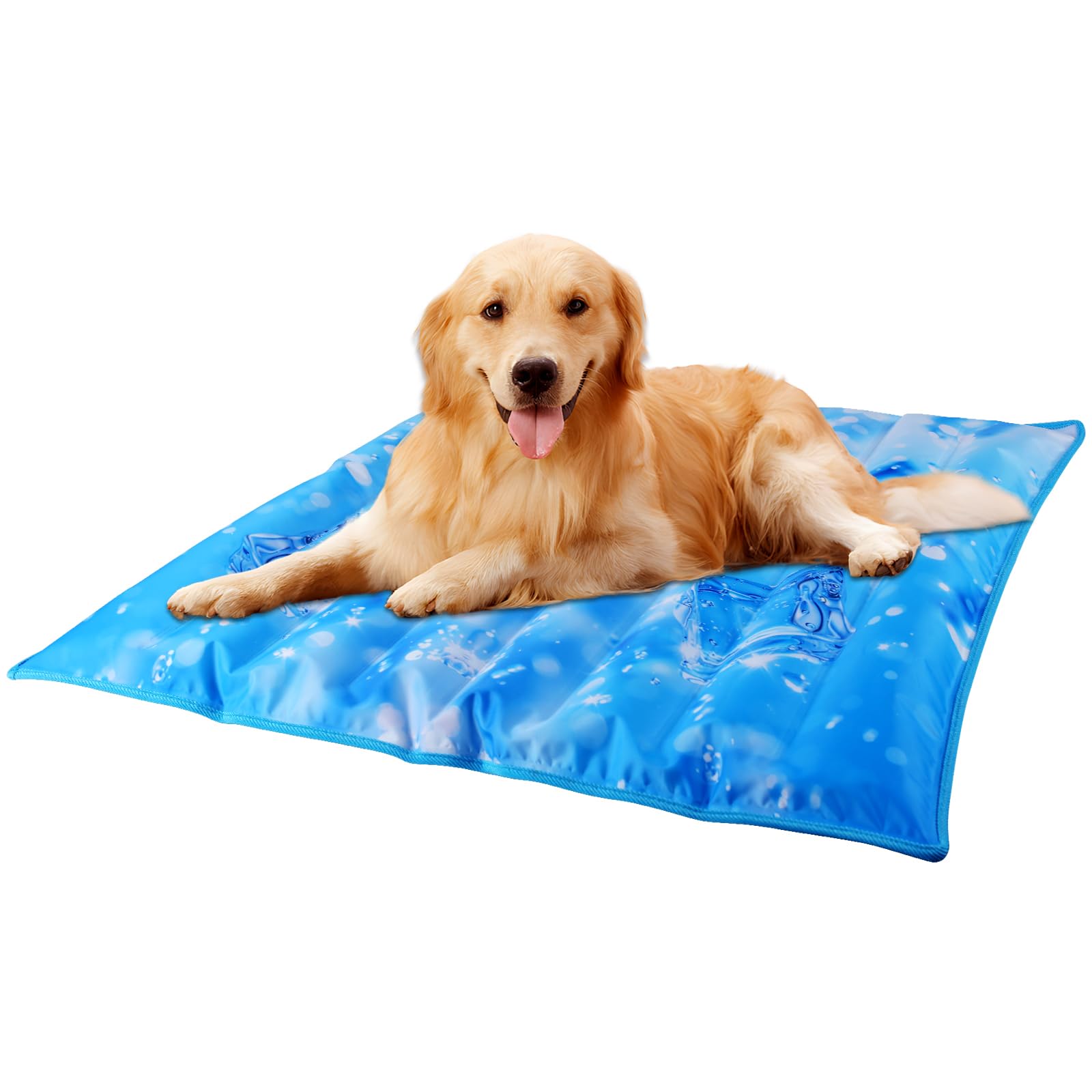 Cool Pet Pad,Dog Cooling Mat,Suitable for Dogs and Cats,Suitable for All Types of Pets,Washable and Portable,Summer Keep Your Pet Cool (29.5X29.5in)