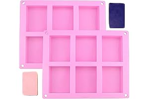 Silicone Mold: Rectangle Chocolate Trays for Artisanal Baking and Soapcrafting