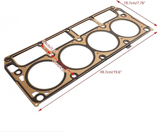 Miniatura 2 de Junta de culata de múltiples capas 2 piezas 12589226 para motores LS1LS6 V8 4.8L 5.3L 5.7 litros, para 2002-2015
