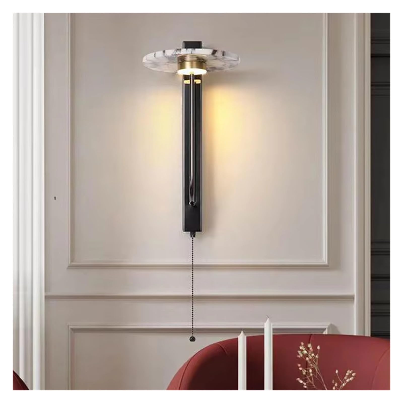 IvyLoutish Wall Lamp with Switch Lighting Sconce for Indoor Parlor Dining Room Bedroom,Modern