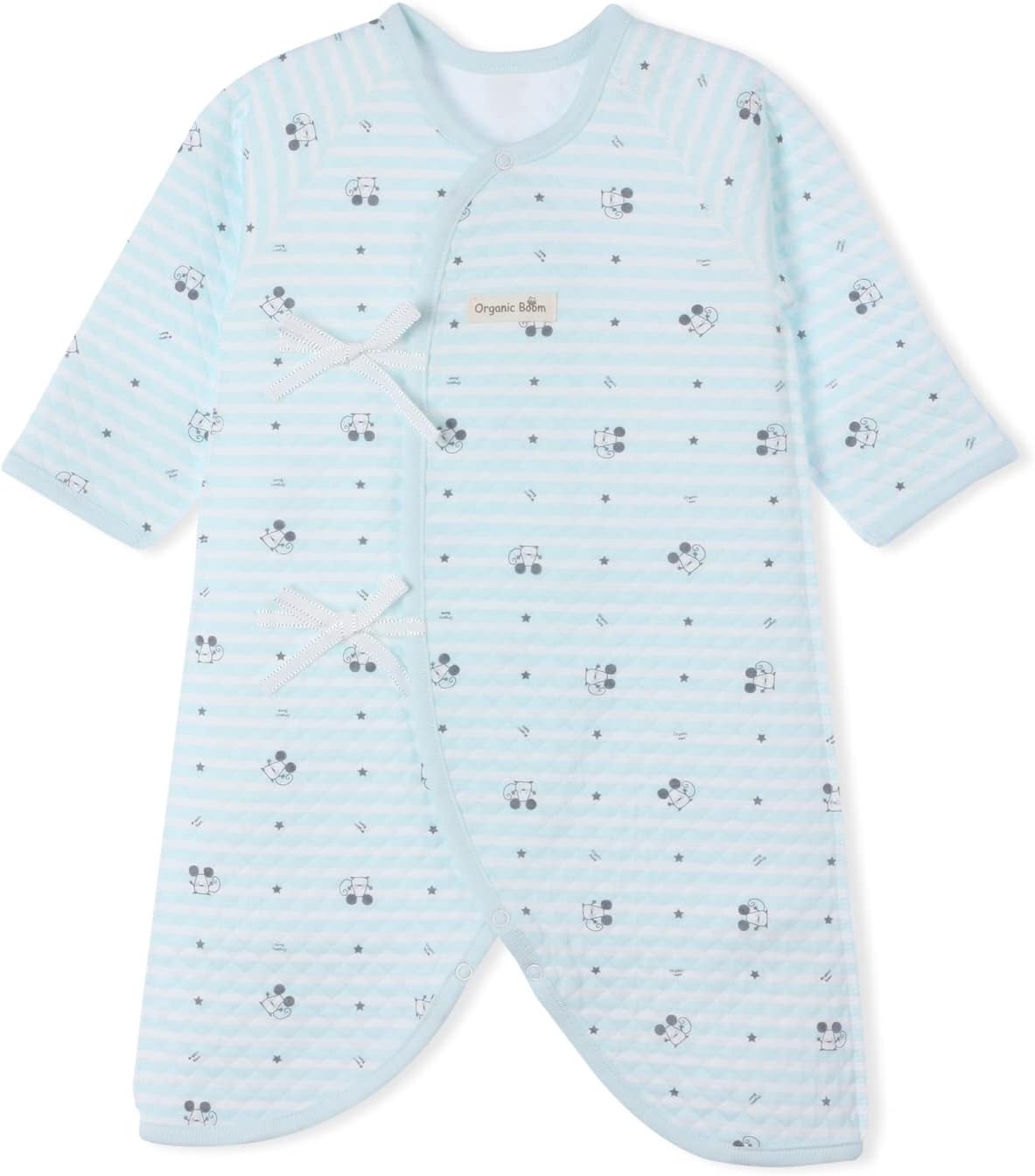 100% Certified Organic Cotton Korean Kimono Newborn Baby Clothes Relaxed Outfit LongSleeve Romper 0-6 Months Mitten Cuffs 100% Certified Organic Cotton Korean Kimono Newborn Baby Clothes Relaxed Outfit LongSleeve Romper 0-6 Months Mitten Cuffs