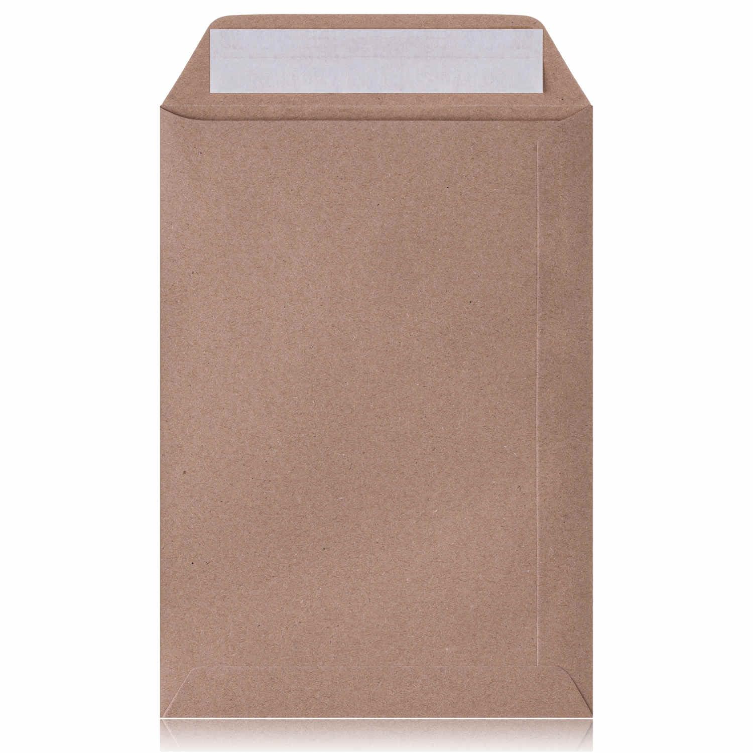 1000 Versandtaschen C5 Braun, haftklebend, robustes Kraftpapier | Starker Verschluss, mit Abziehstreifen, reißfest und blickdicht, extra stabiles Material, ideal für Dokumente & Briefe