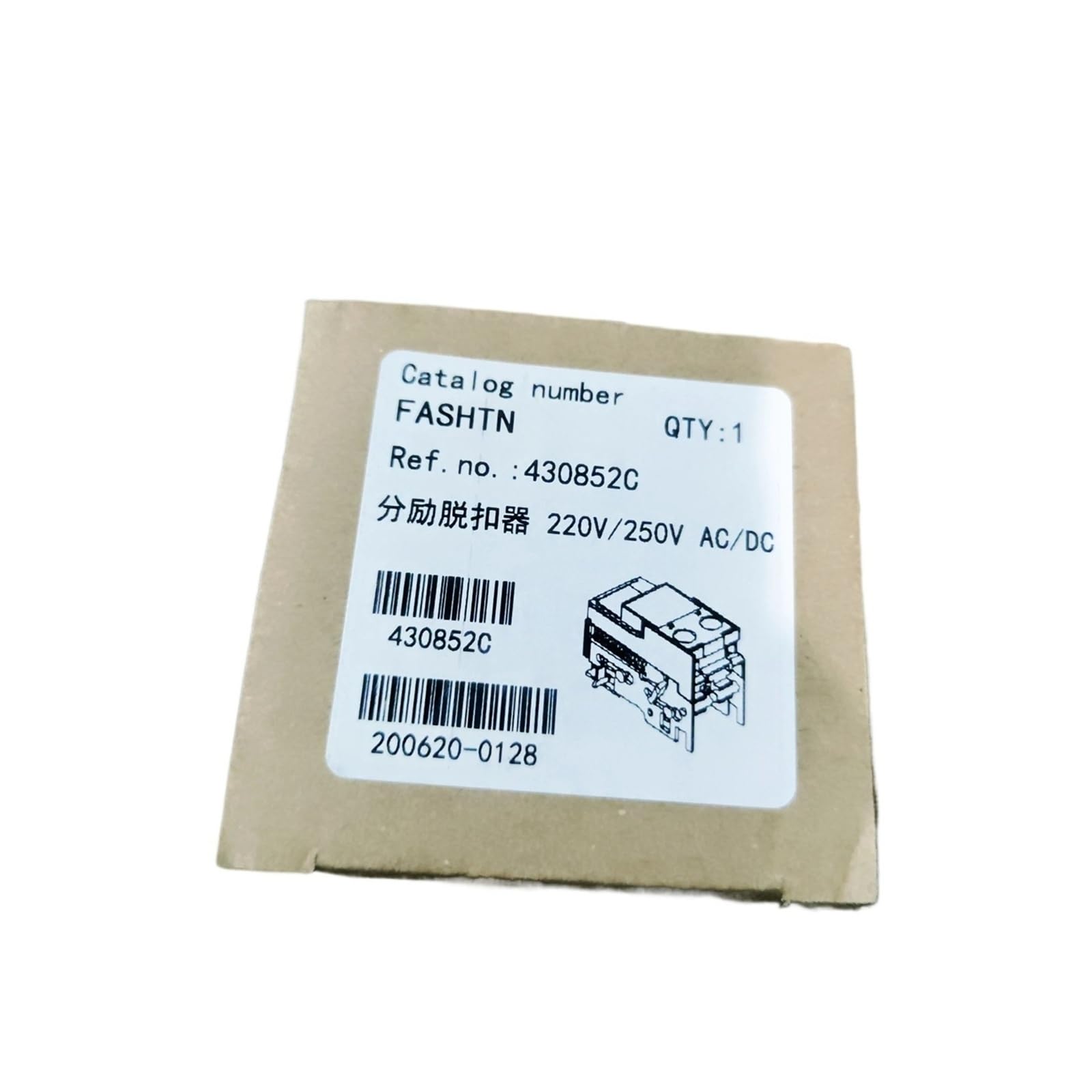 Disparo en derivación FASHTN 220/250VAC/DC 430852C Compatible con NSX100/160/250/400/630、CVS100–630、EZD