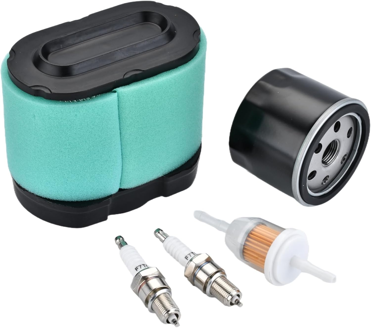 MIU11515 MIU11517 Maintenance Filter Kit Compatible with John Deere Z515E ZTrak Zero-Turn Mower Repalces AM125424 AM116304 MIU11020