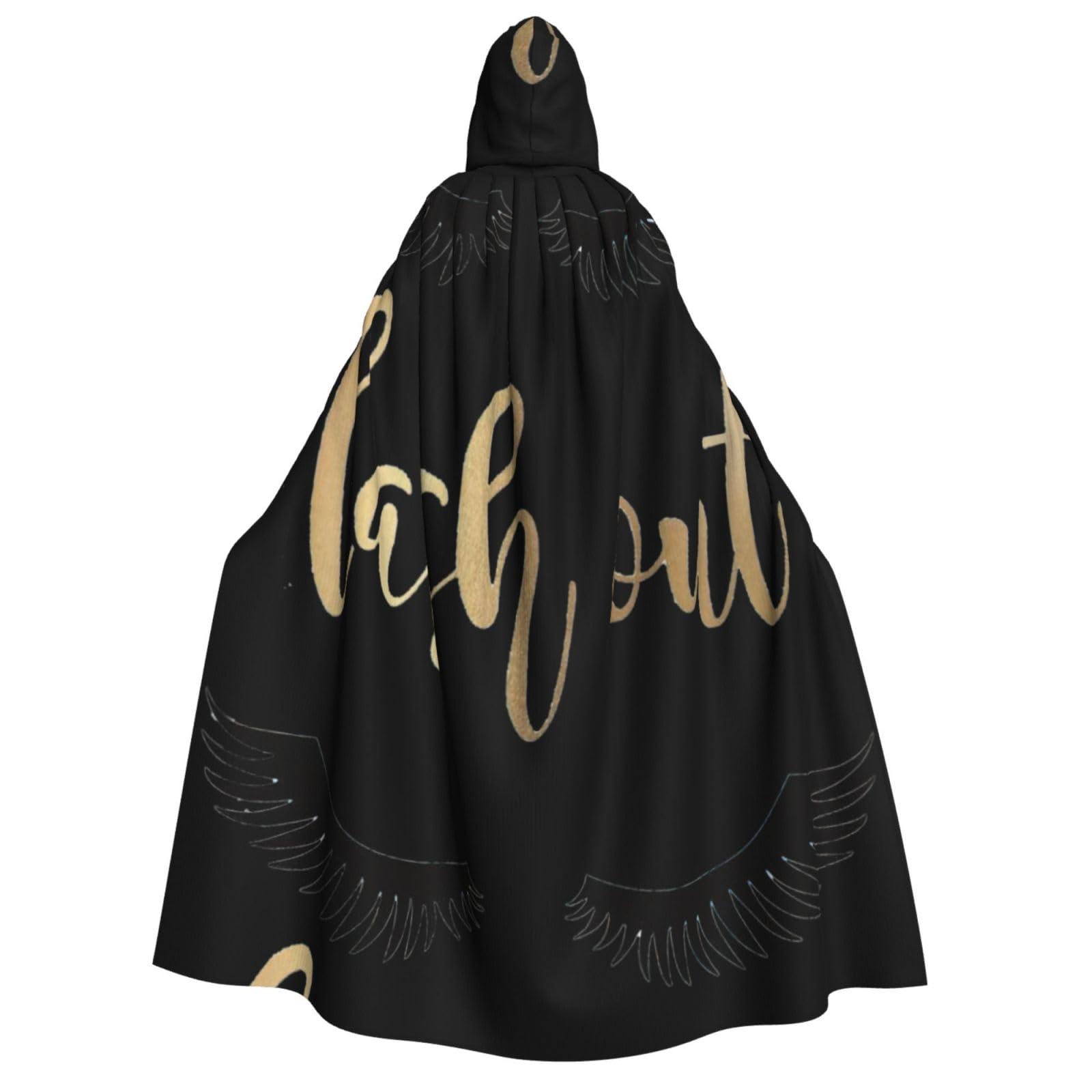 Cape à capuche avec motif imprimé cils original pour vos spectacles - 8