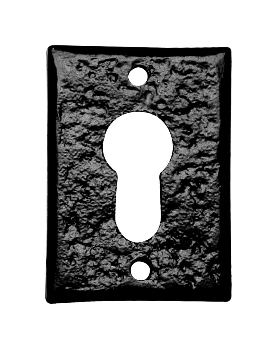 Kirkpatrick Black Euro Escutcheon Square (1400) - Antique