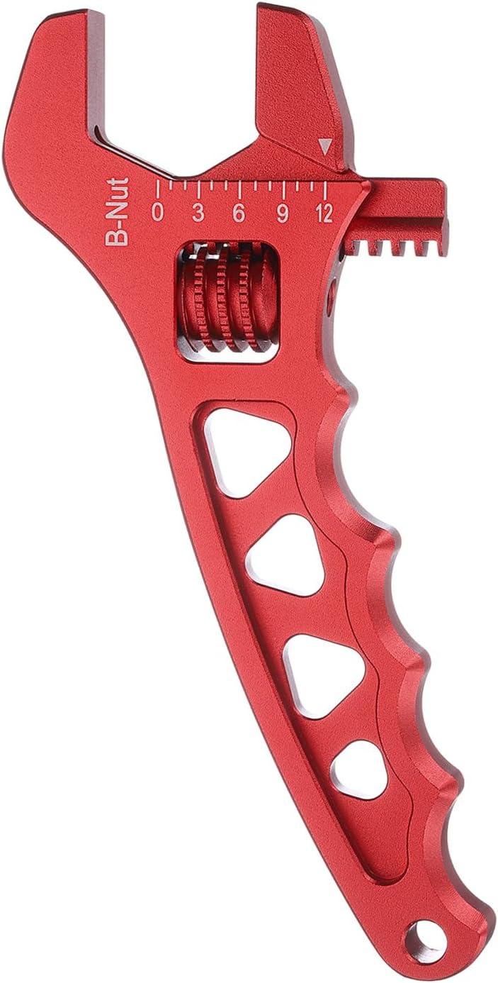 HARFINGTON Adjustable Wrench 7" Aluminum Alloy Plumbers Wrench Set with Hexagonal Jaw for an Hose Fitting Adapter End and Plumbing Repairs, Blue