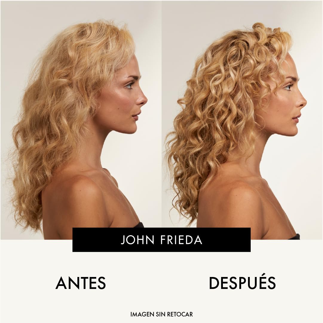 John Frieda Frizz Ease Dream Curls Spray Definidor de Rizos | Define y Reactiva Ondas y Rizos | Control del Encrespamiento y Elasticidad | Con Aceite de Rosa Mosqueta | Fórmula Vegana | 200 ml