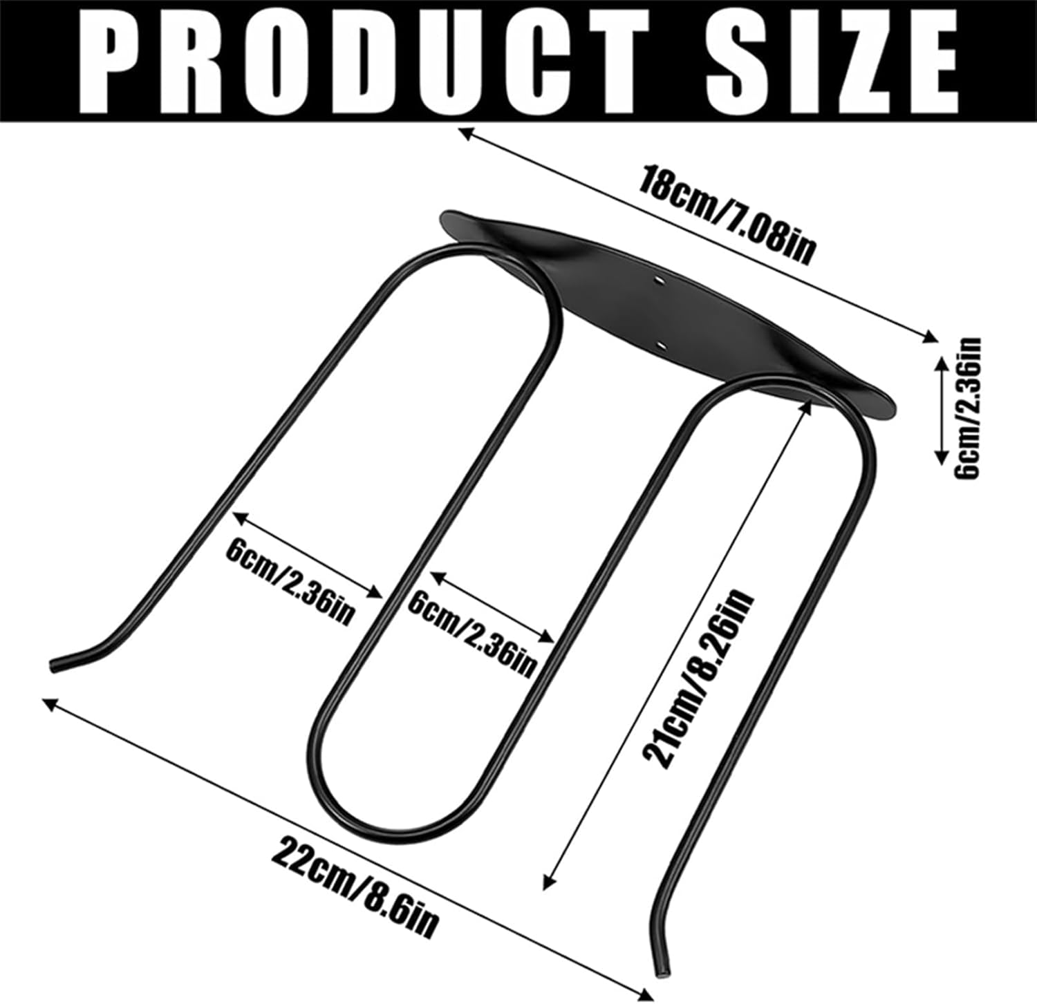 Wader Hangers - Wall Mounted Stainless Steel Hangers | Metal Boot Organizer | for Entryway Garage Basement Workshop Barn Cabin Porch Home