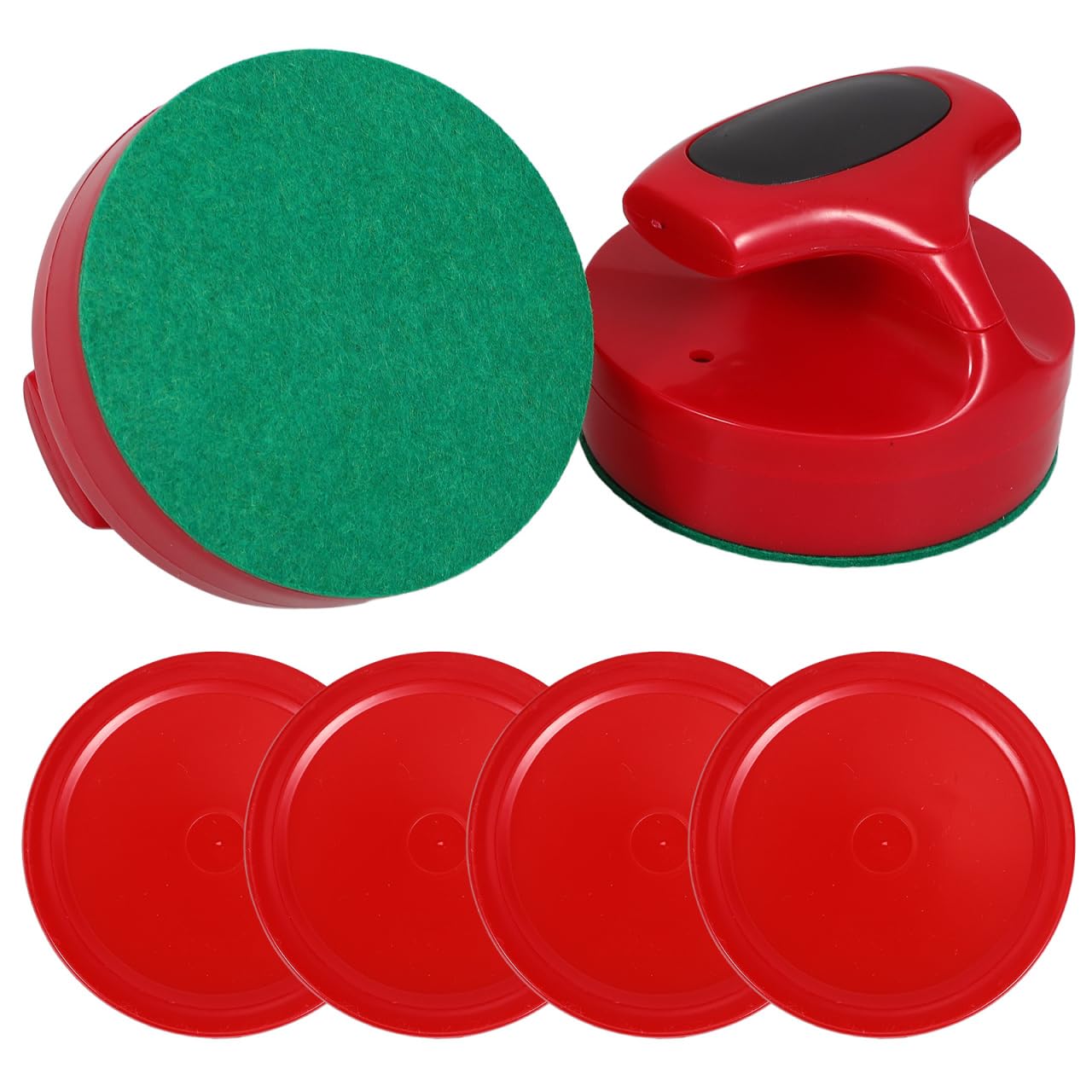 1 Set Air Hockey Set Hockey Stick Table Ice Hockey Pucks Replacement Ice Hockey Accessories Table Ice Hockey Slider Plastic Hockey Pucks Hockey Parts Hockey Pucks Set