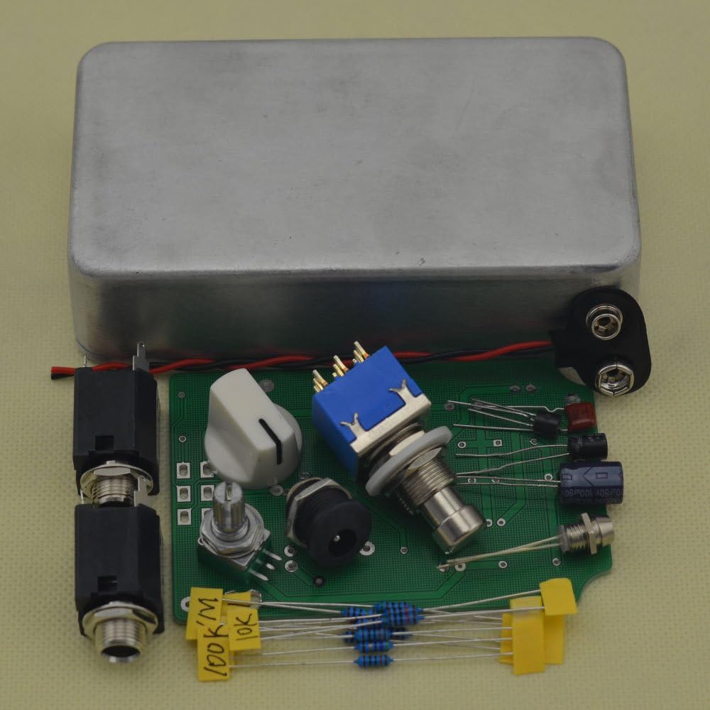 LANDTONE DIY Boost Guitar Effects Pedals True Bypass Kit Metallic