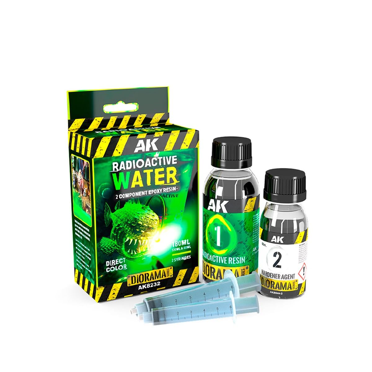 AK Interactive "Radioactive Water" Coloured 2 Component Epoxy Resin 180ml (AK8232)