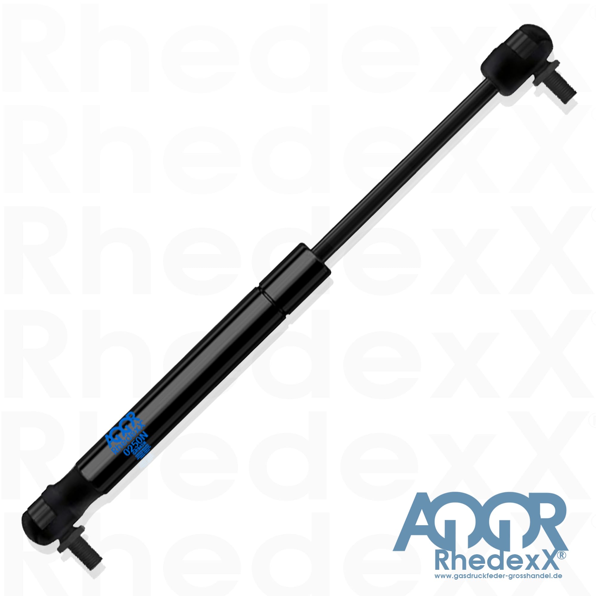 Molle a gas 094463 0800N di ricambio per Stabilus Lift-O-Mat, molla a gas con giunto angolare M8, testa sferica, giunto sferico, lunghezza 405 mm, corsa 160 mm, forza 800 N (800 N – 094463)