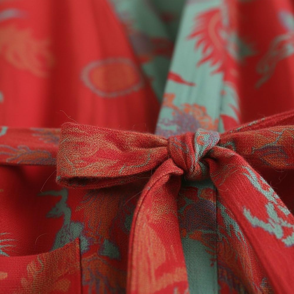 De Baño De Estilo Japonés, De Dormir De Algodón Jacquard para Mujer, Kimono Yukata, Pijama, De Baño, Ropa De Dormir.