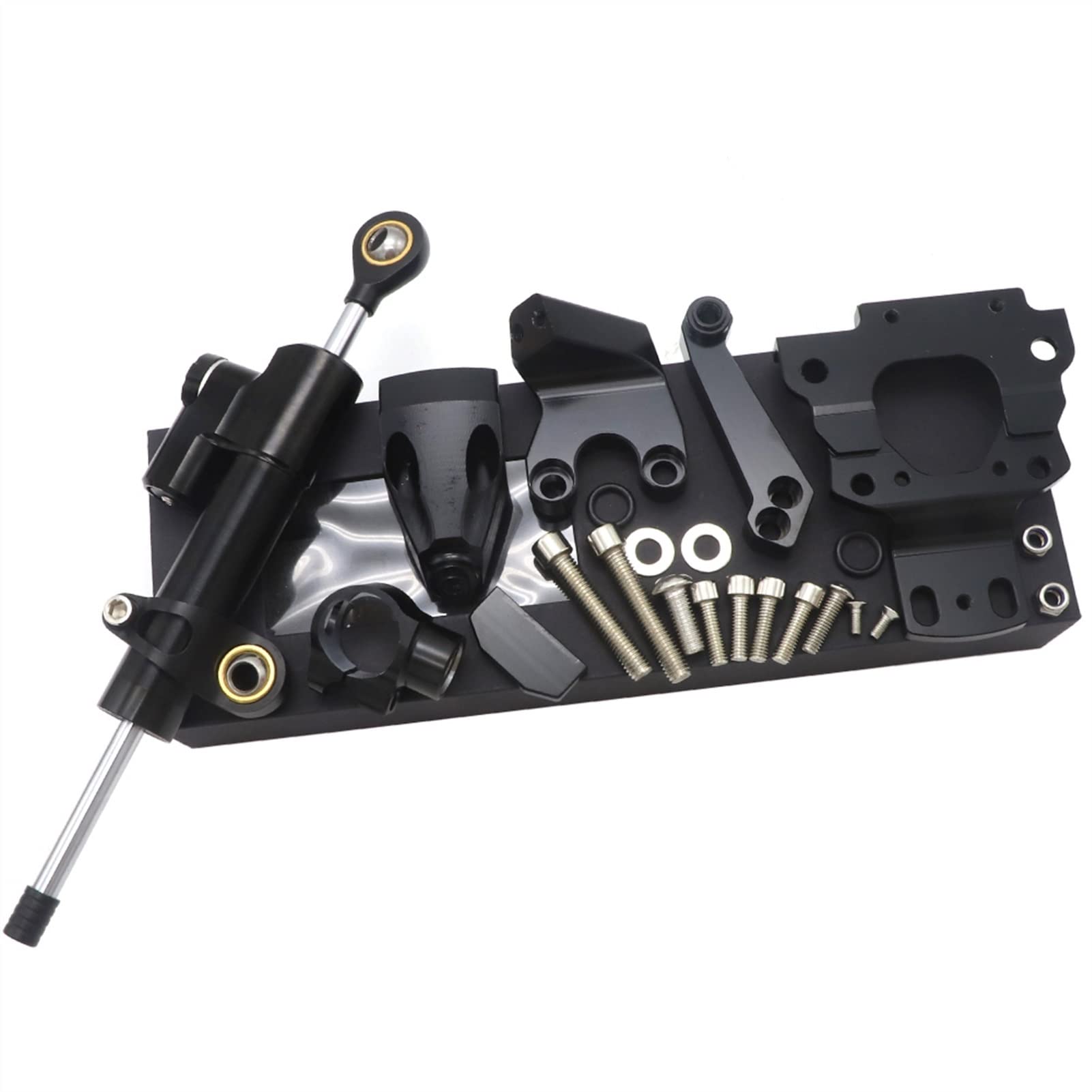 Amortiguador de dirección para Kawasaki Z650, estabilizador CNC ideal para rutas y curvas