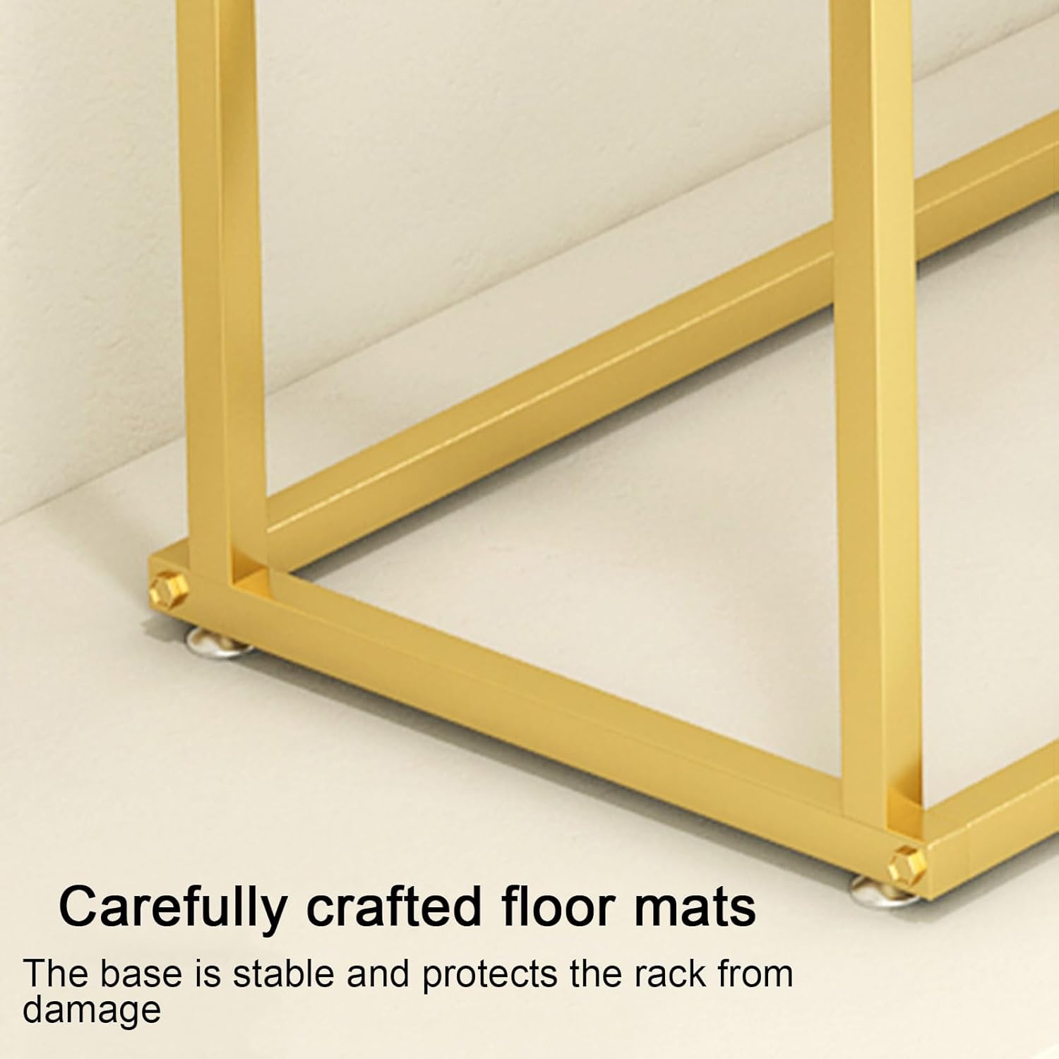 Space Saving Belt Organizer for Man, Tie Rack/Belt Rack, Metal Closet Tie Hanger with 21 Metal Hooks, Large Capacity,Gold-100x40x150cm