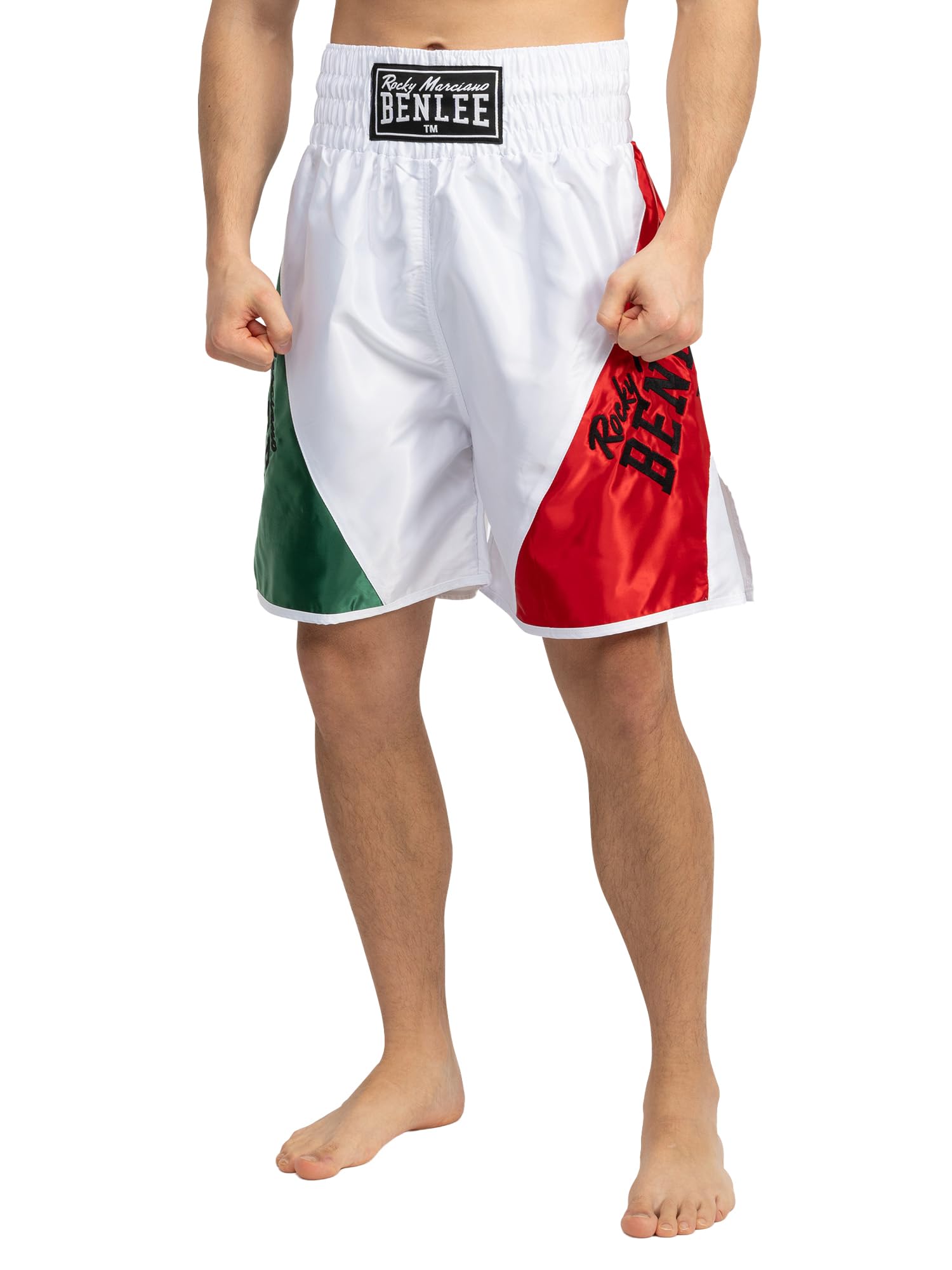 BENLEE Bonaventure Men's Boxing Trousers White/Green/Red XXXL