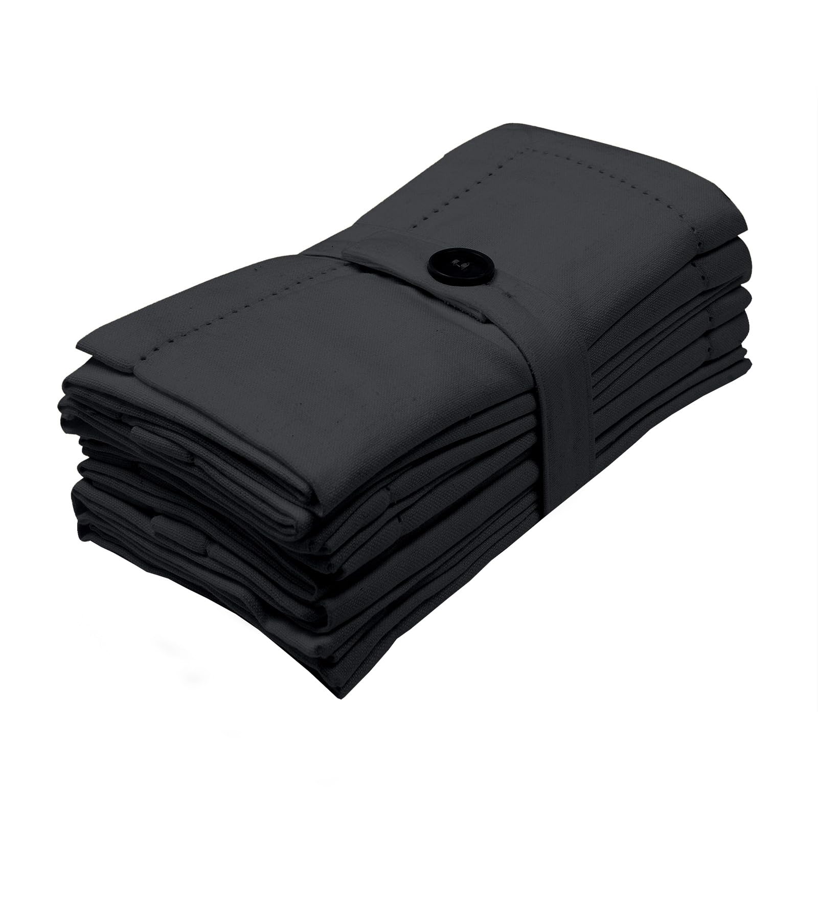 Lushomes Black Cloth and Table Napkins Folding with Hole Stitch for Homes Restaurant, Bar, Cafe, Or Events (Pack of 6, 16 inch x 16 inch) (B08R42Q59W) Amazon Price History, Amazon Price Tracker