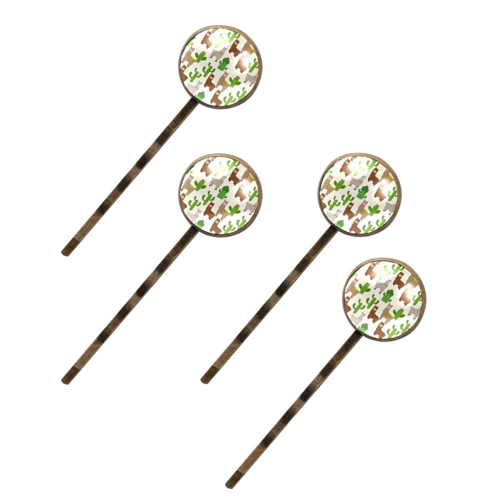 Barrettes à cheveux motif alpaga mignon le cadeau artisanal idéal - 13