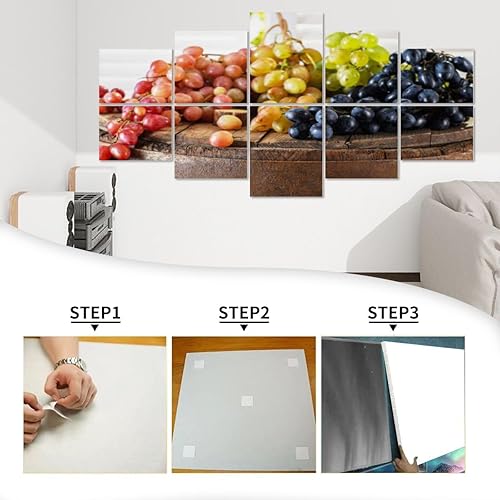 Miniatura 7 de Paquete de 10 paneles acústicos artísticos de barril de vino rojo, negro y verde, panel de pared decorativo absorbente de sonido, autoadhesivo,