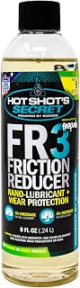 Hot Shot’s Secret FR3 Friction Reducer 8oz: Synthetic Oil Additive for Gas & Diesel Engines – Boosts Fuel Economy, Reduces Wear & Noise